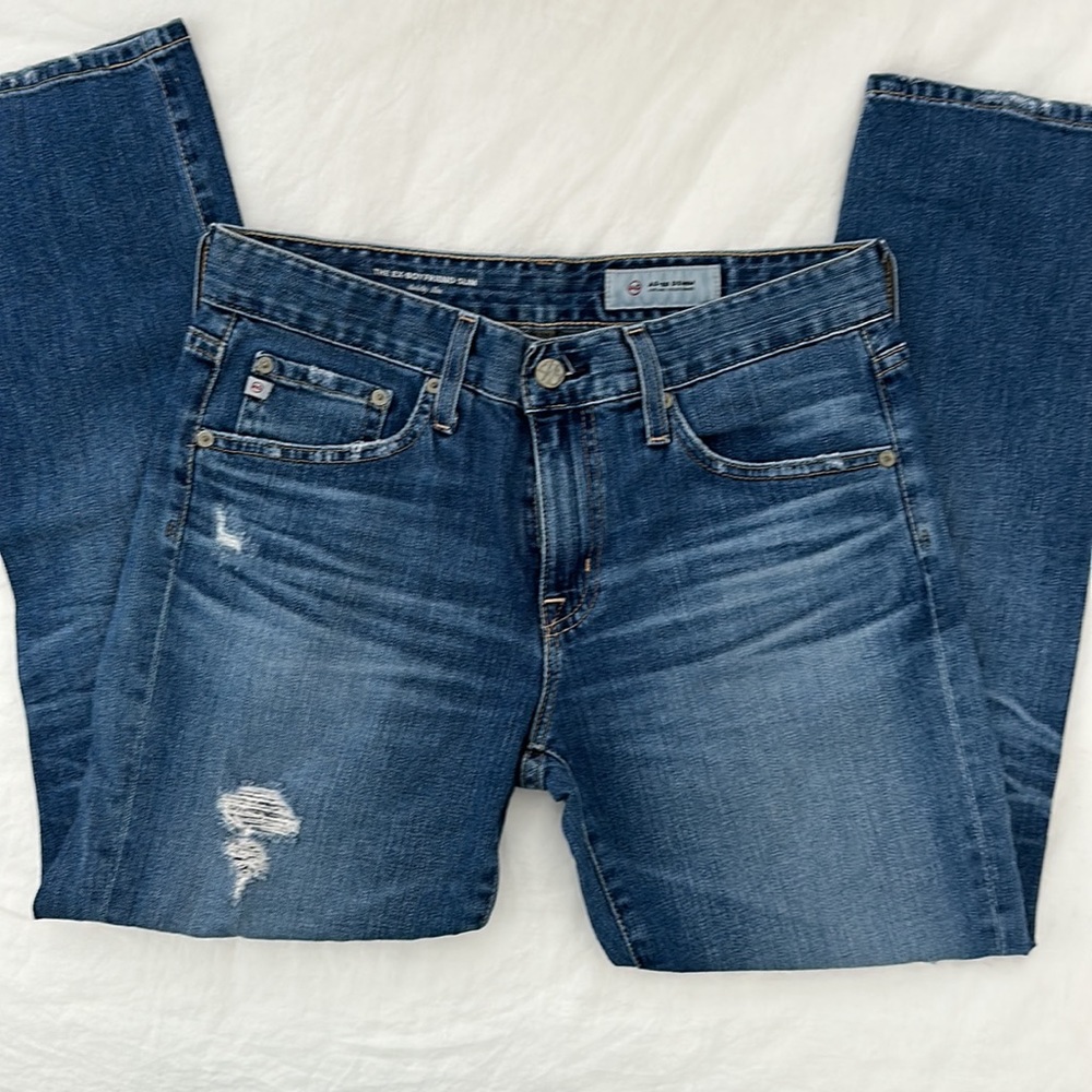 AG denim ex-boyfriend slouchy slim